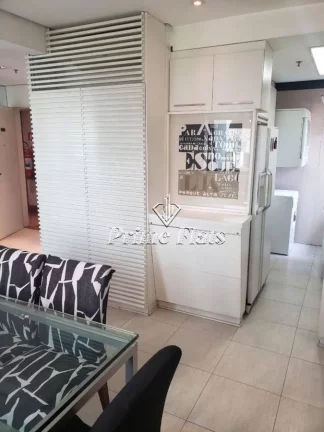 Imagem Flat disponível para venda no International Duplex Residence em Moema, com 70m², 2 dormitórios e 1 vaga