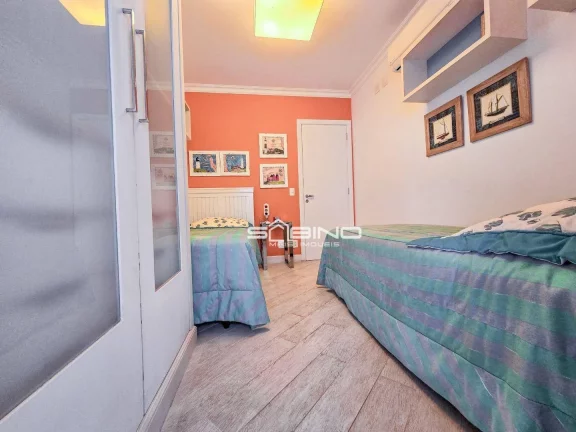 Imagem Apartamento Pé na Areia à venda, com 3 dormitórios 1 suíte 111m² - Riviera de São Lourenço - Bertioga SP