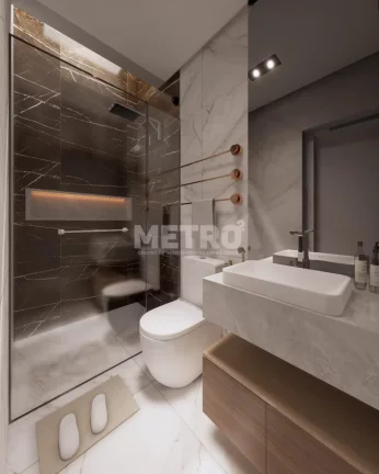 Imagem Casa em condomínio fechado, com três suítes espaçosas, você e sua família terão