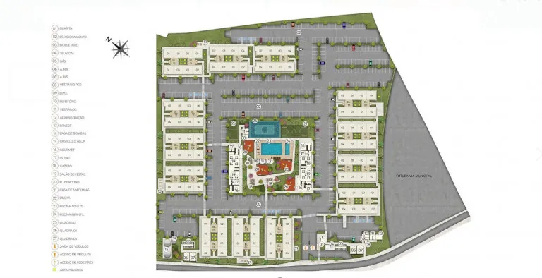 Imagem Apartamento com 2 Quartos à Venda, 39 m² em Três Barras - Contagem
