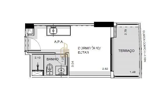 Imagem Apartamento à venda no bairro República - São Paulo/SP, Zona Sul