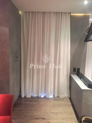 Imagem Flat disponível para venda no Estanplaza Funchal Faria Lima, com 28m², 1 dormitório e 1 vaga