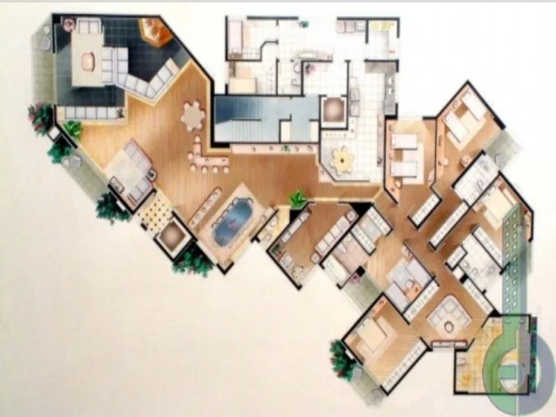 Imagem Apartamento de Luxo com 5 Quartos e 454m² no Jardim, Santo André-SP
