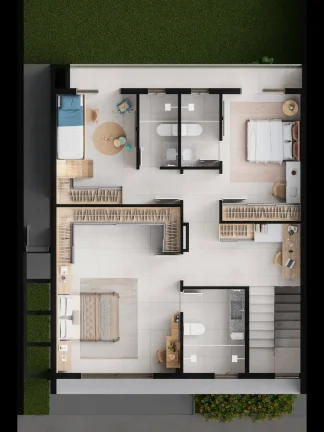 Imagem Surya By Palme - Condominio Fechado De Sobrados De 129 E 174 M² A 6min Do Flamboyant