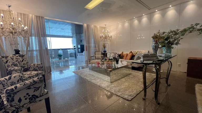 Imagem Luxo e Exclusividade: 4 Suítes Frente Mar com Varanda Gourmet no Melhor Ponto da