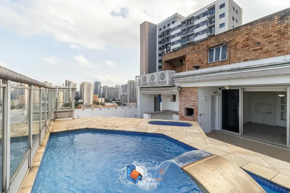 Foto do imóvel Cobertura para venda em Campo Belo com 5 quartos, sendo 5 suítes, 318m² em Rua Gabriele D'Annunzio