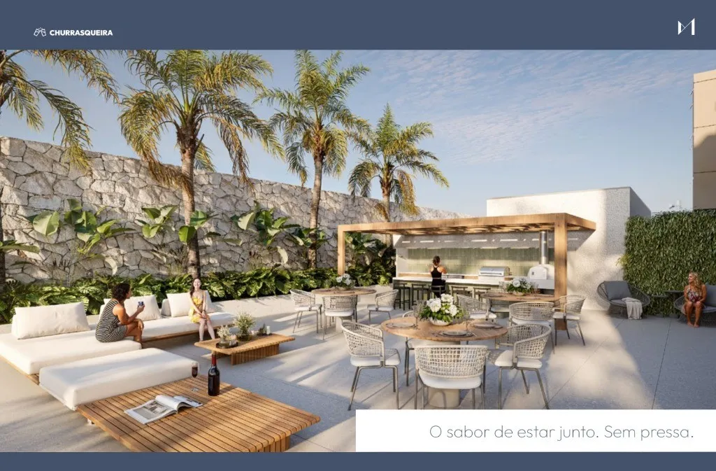 Imagem Apartamento de 3 quartos com suíte e 2 vagas no Condomínio Meritt Paddan