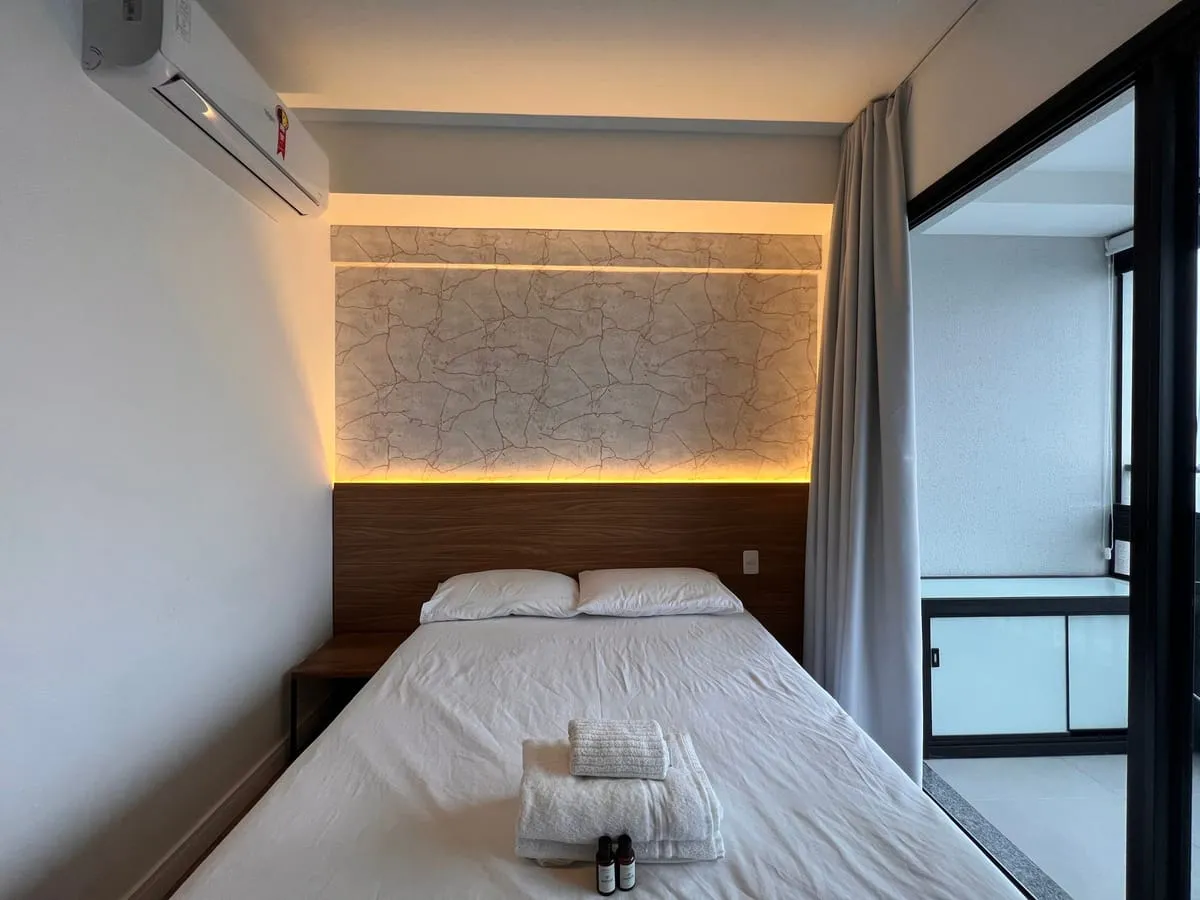 Imagem Apartamento com 1 Quarto para alugar, 23m² - Santo Amaro