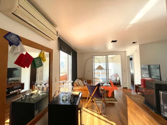 Imagem Cobertura à venda em São Paulo-SP, Pinheiros: 2 quartos, 1 suíte, 1 sala, 2 banheiros, 3 vagas, 123m². Confira!