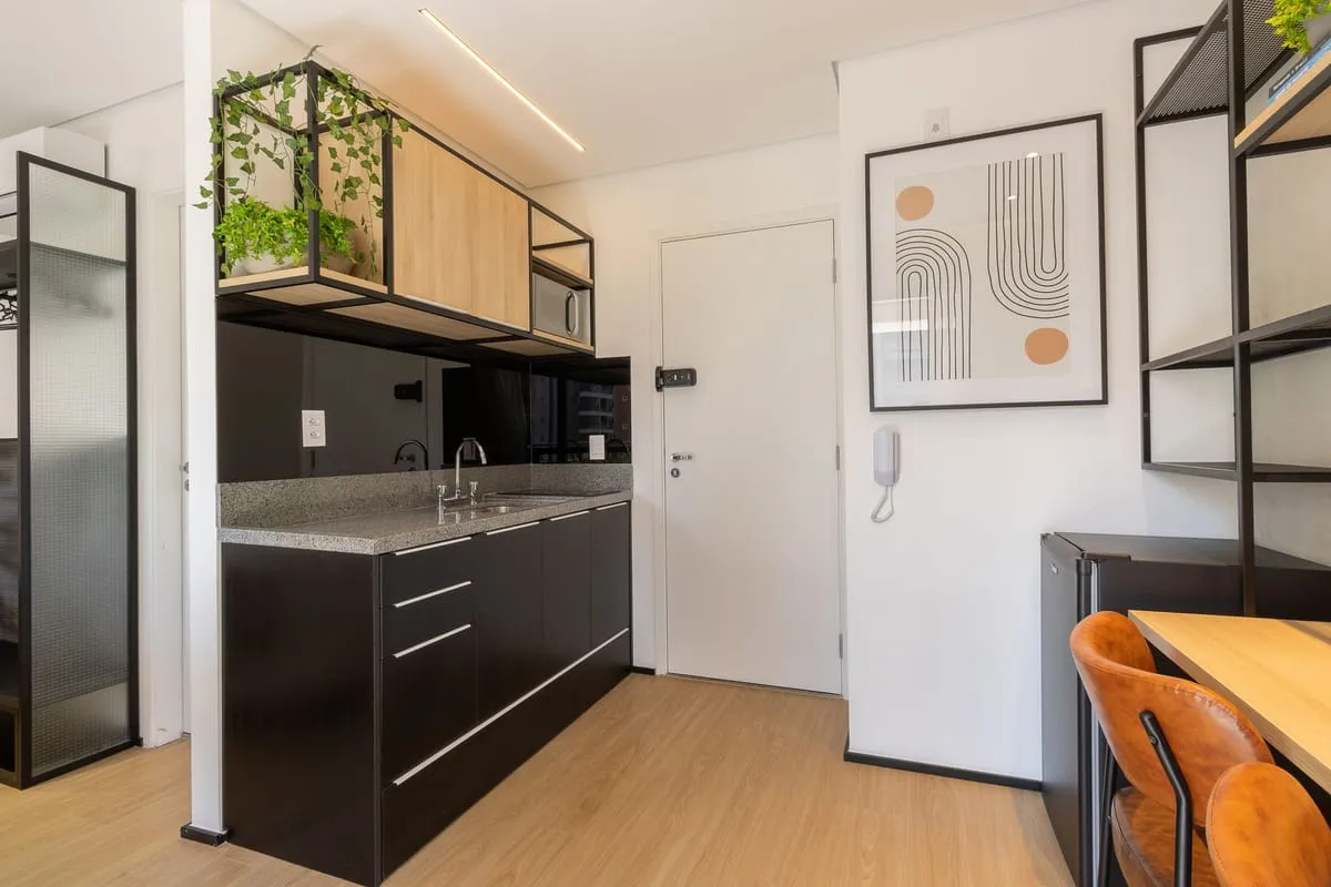 Imagem Apartamento com 1 Quarto para alugar, 24m² - Pinheiros