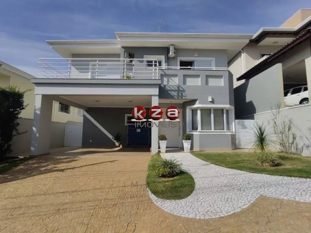 Foto do imóvel Casa de Luxo em Condomínio: 4 Quartos, 4 Suítes, 3 Salas, 5 Banheiros, 2 Vagas de Garagem, 300m² em Valinhos-SP, Jardim Recanto.