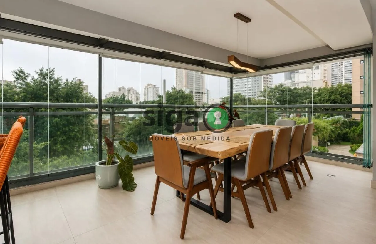Imagem Apartamento em Perdizes à Venda, com 206m² com 4 suítes, 3 vagas, Semi Mobiliado.