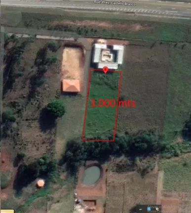 Imagem Fantástico terreno para chácara (COM ESCRITURA E REGISTRO) a venda em frente Rodovia castelo Branco KM 155 3.000m²