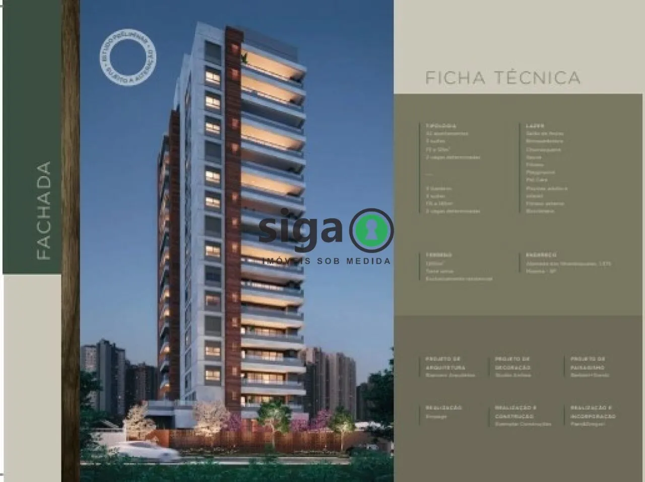 Imagem Apto novo - 3 Suites em Moema