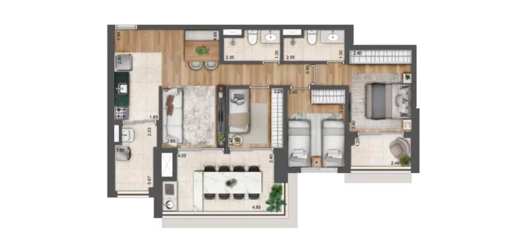 Imagem PALACE - LAVVI - Apto de 142m², em excelente localização, próximo à Estação Brás do Metrô!