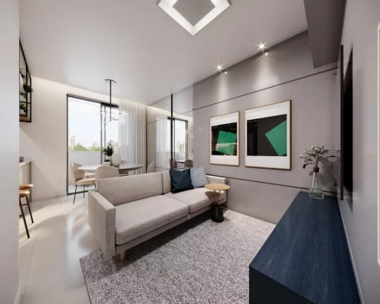 Imagem Apartamento de 3 quartos e 1 vaga de garagem no Ideal