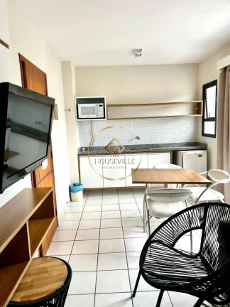 Imagem Apartamento com 1 dormitório, 38 m² Frente Mar Centro - Caraguatatuba,