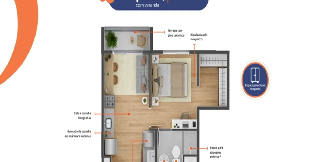 Imagem Apartamento com 2 Quartos à Venda, 27 m² em Vila Prudente - São Paulo