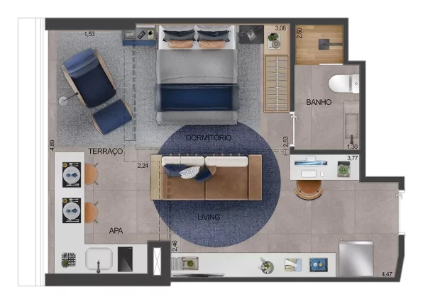 Imagem NOW BUTANTÃ - AAM - Studio de 27m², em excelente localização, ao lado do Metrô Butantã!