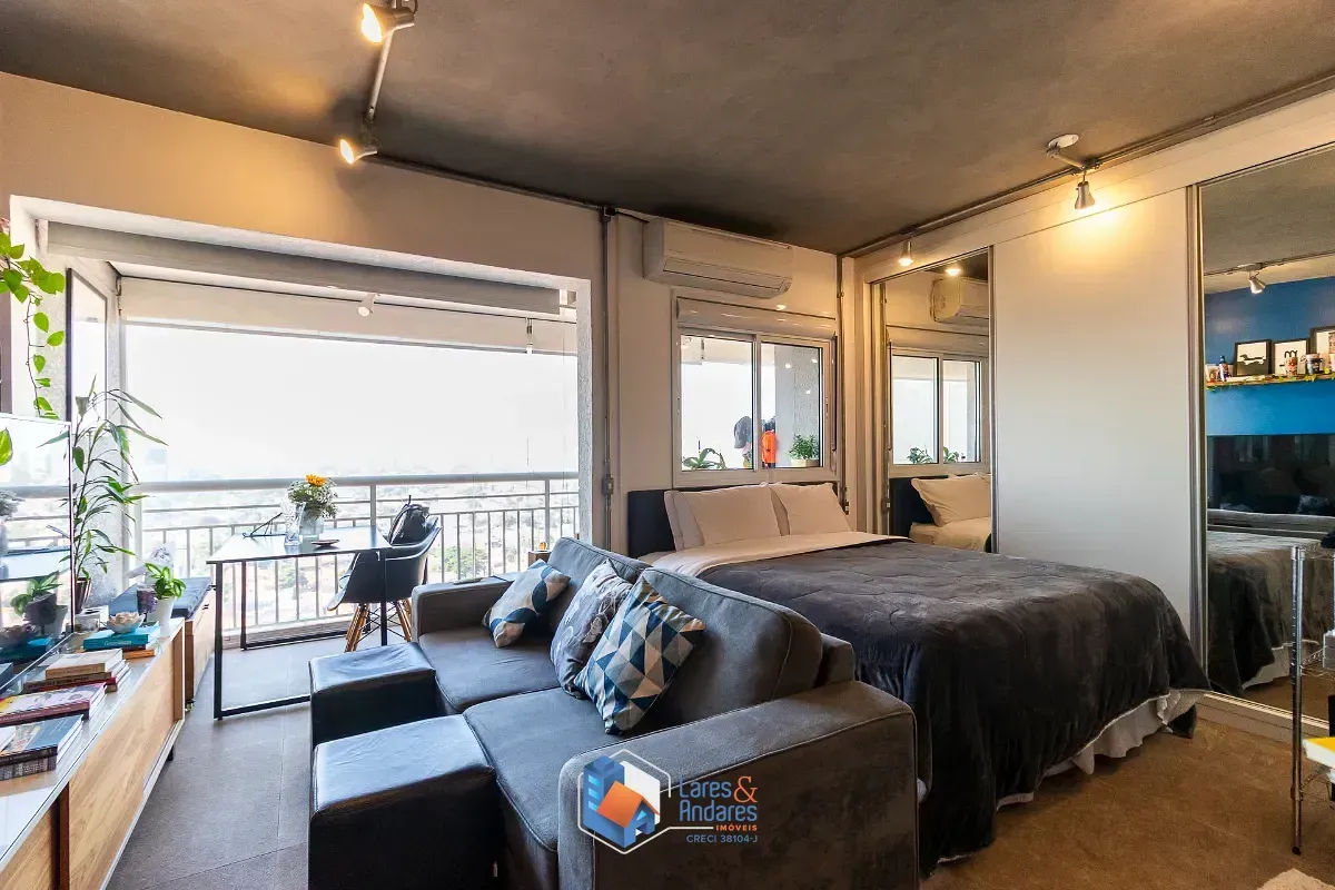 Imagem Apartamento para venda em Brooklin com 1 quarto, sendo 1 suíte, 44m²