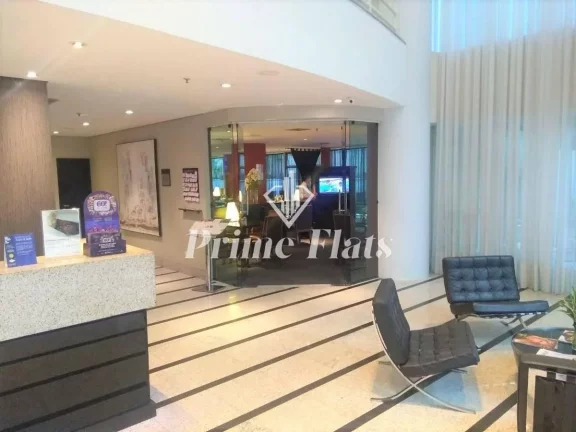 Imagem Flat disponível para locação no Park Inn by Radisson Berrini, com 28m², 1 dormitório e 1 vaga de garagem