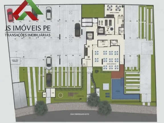 Imagem Apartamento à venda em Recife-PE, Casa Amarela: 3 quartos, 1 suíte, 2 salas, 2 banheiros, 2 vagas, 93,55 m²