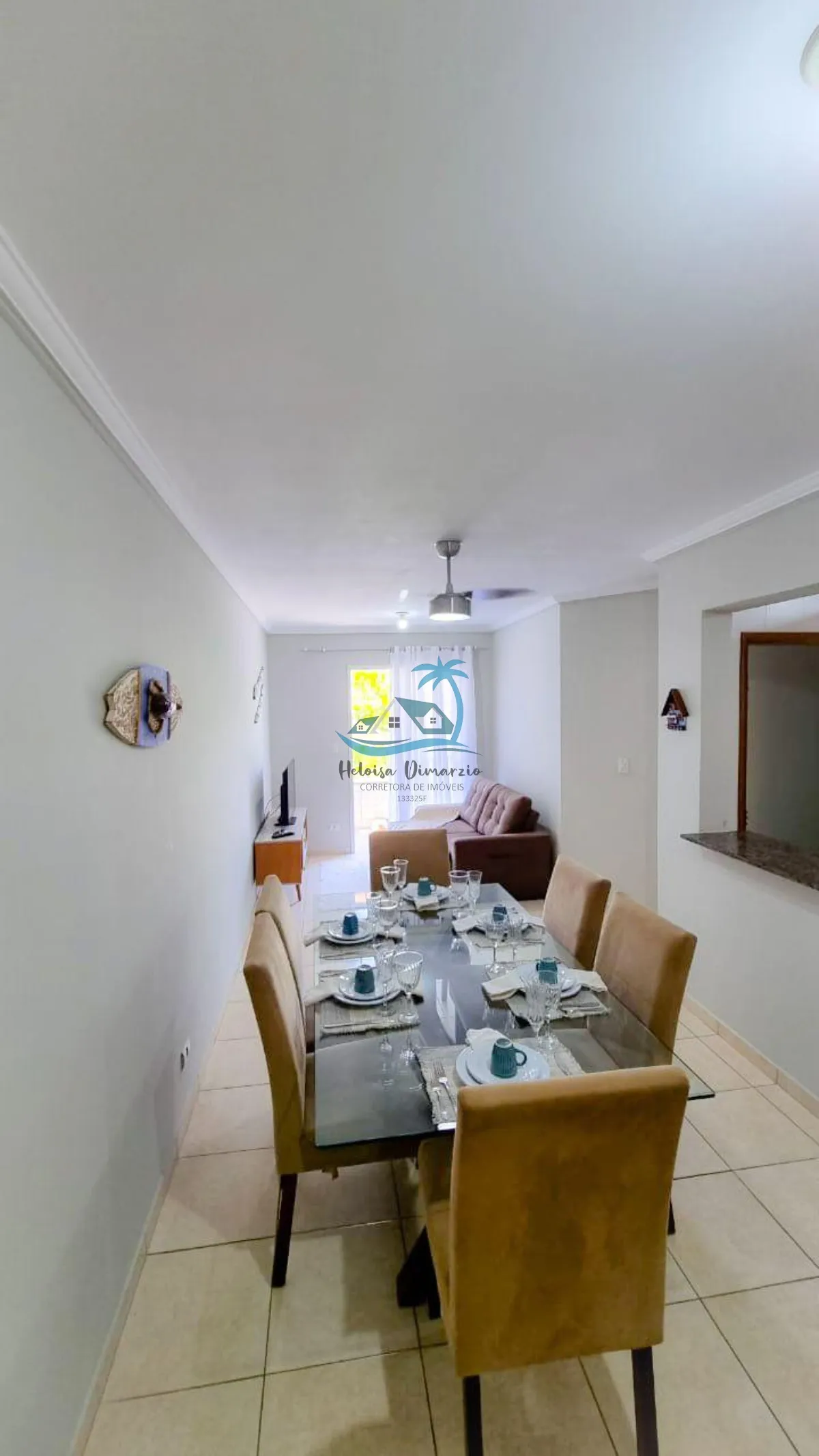 Imagem Excelente apartamento com 65m², 2 dormitórios e 2 vagas de garagem à venda no Itaguá em Ubatuba