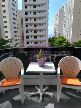 Imagem Pitangueiras, vista mar. Edificio com lazer!