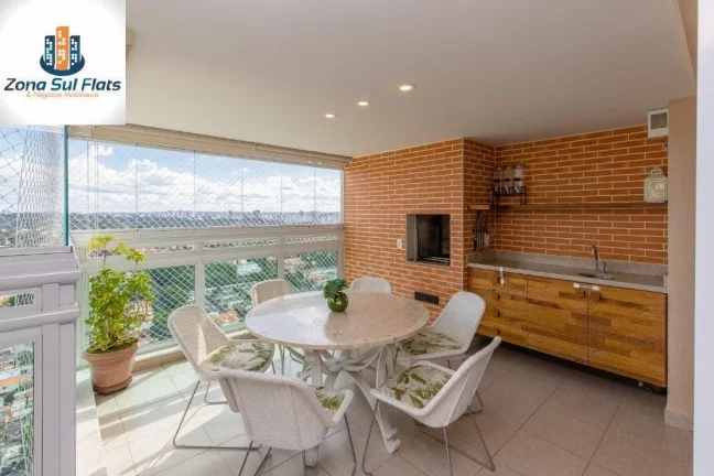Imagem Excelente Apartamento à Venda No Campo Belo Com 3 Suítes e 3 Vagas - Varanda Gourmet