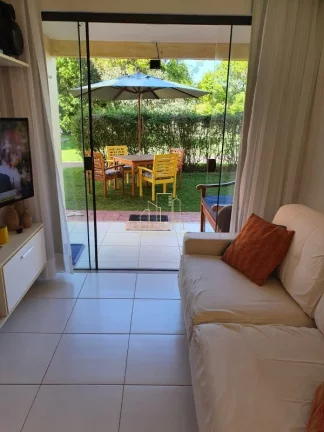 Imagem Vendo apartamento decorado com duas suítes a 150metros da praia em itacimirim