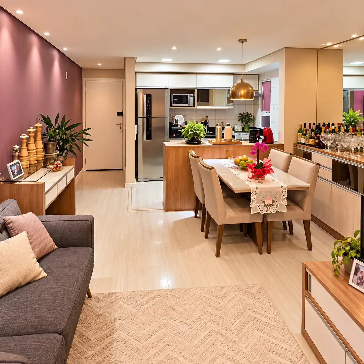 Imagem Apartamento à venda - Área útil 72 m2 com 3 dormitórios - 2 vagas - Residencial Morada dos Pinheiros