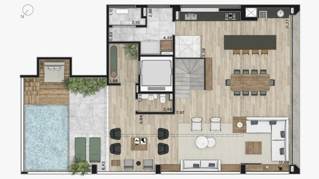 Imagem Cobertura duplex em Pinheiros São Paulo SP, apartamento 3 dormitórios em Pinheiros São Paulo SP, apartamento 3 suítes em Pinheiros Sp, ap 3 quartos SP