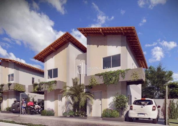 Foto do imóvel ÚLTIMAS UNIDADES: casa duplex em construção, 2 dormitórios à venda por R$ 173.000,00 - Condomínio PINHEIRO PARK - Santo Antônio - Teresina/PI