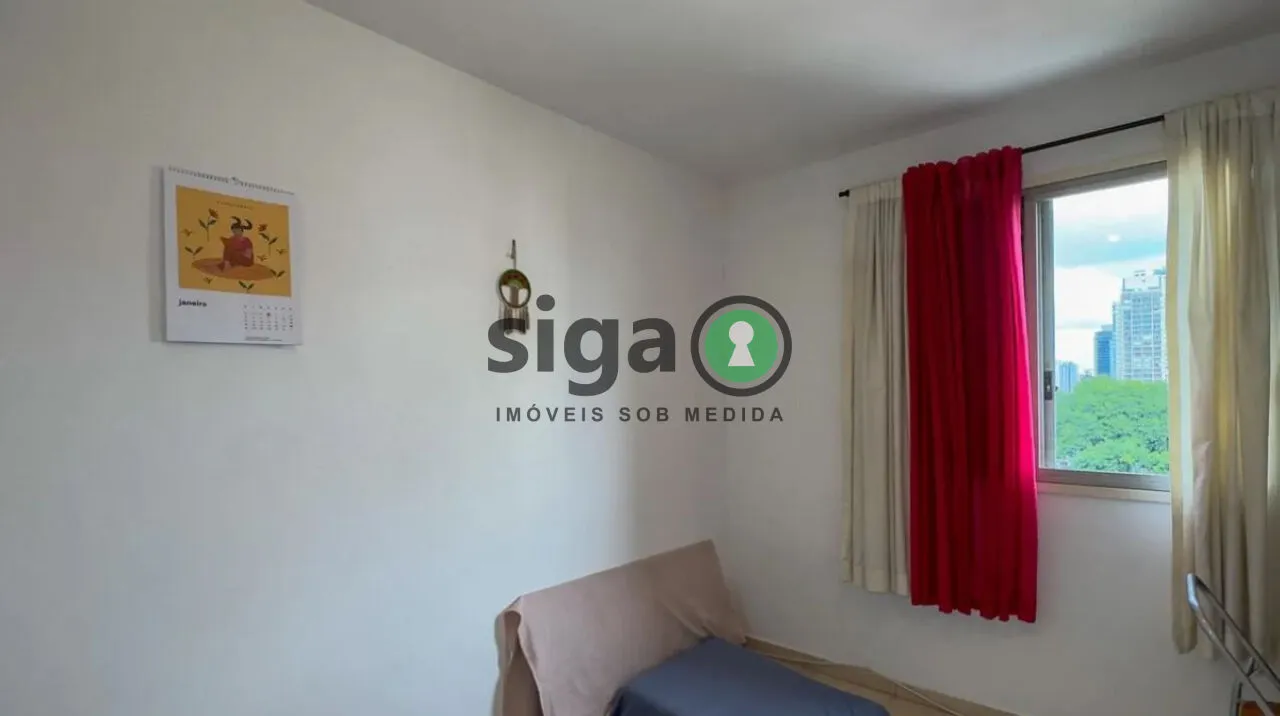 Imagem Apartamento Mobiliado com 2 Quartos no Brooklin Próximo ao Metrô.