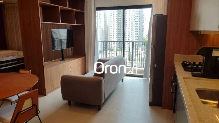Flat com 1 dormitório à venda, 45 m² por R$ 690.000,00 - Setor Bueno - Goiânia/GO