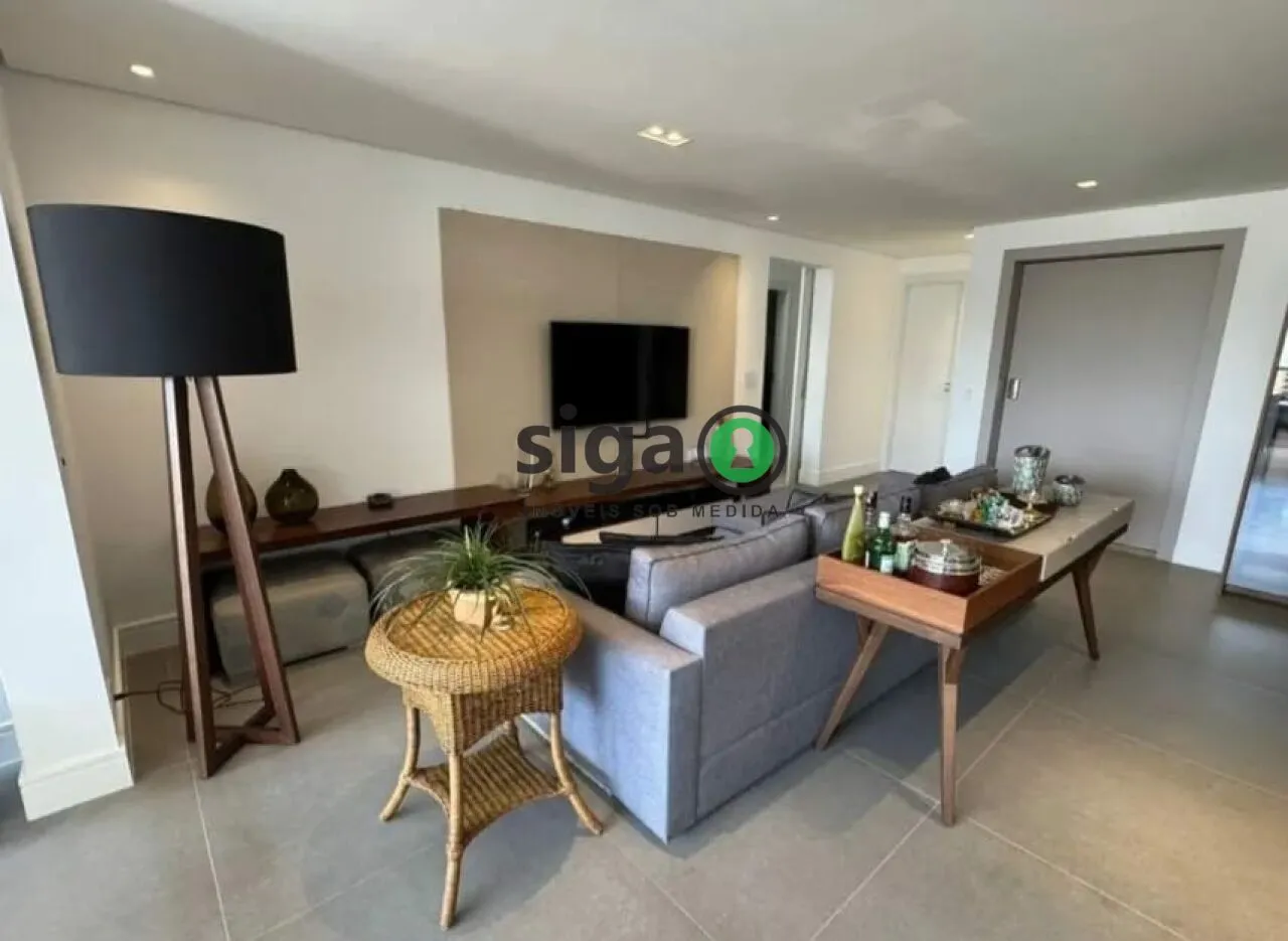 Imagem Apartamento à venda no Brooklin - 157 m² | 3 suítes | Varanda gourmet | Alto padrão