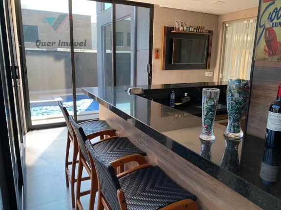 Imagem Casa de alto padrão no Condomínio San Marco Ilha Modena, Jardim San Marco, Ribeirão Preto-SP 3 quartos, 3 suítes, 2 salas, 5 banheiros, 6 vagas, 292m² Quer Imóvel Negócios Imobiliários