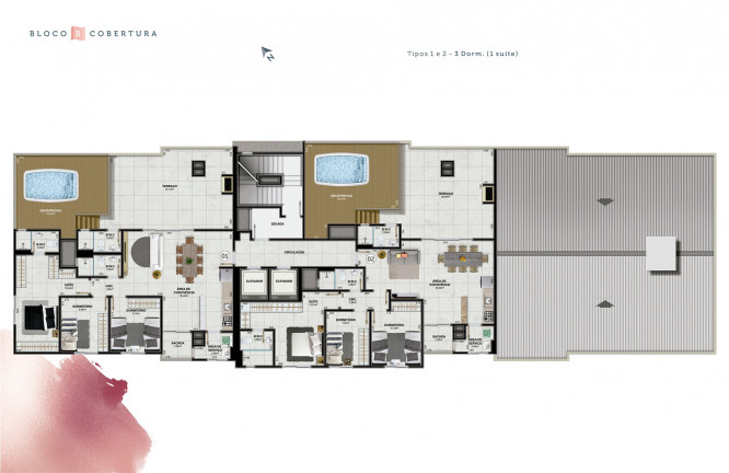 Imagem Apartamento com 3 Quartos à Venda, 75 m² em Santa Catarina - Criciúma
