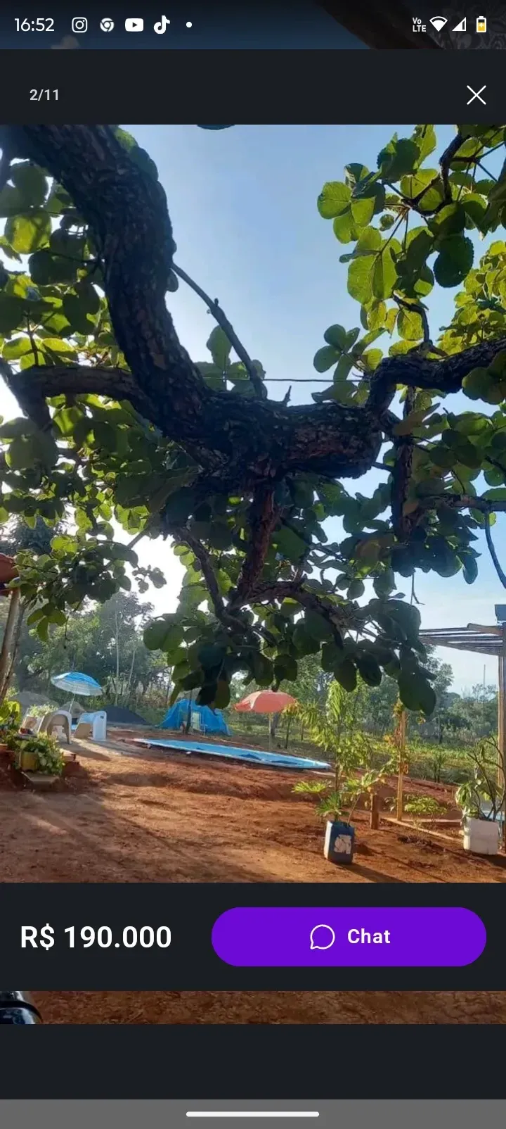 Imagem Chácara com 2 Quartos à Venda, 80 m² em Chácaras Marajoara - Luziânia