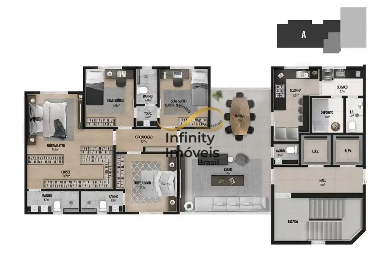 Imagem ORSINI - Apartamento à venda no bairro São Bento - Belo Horizonte/MG
