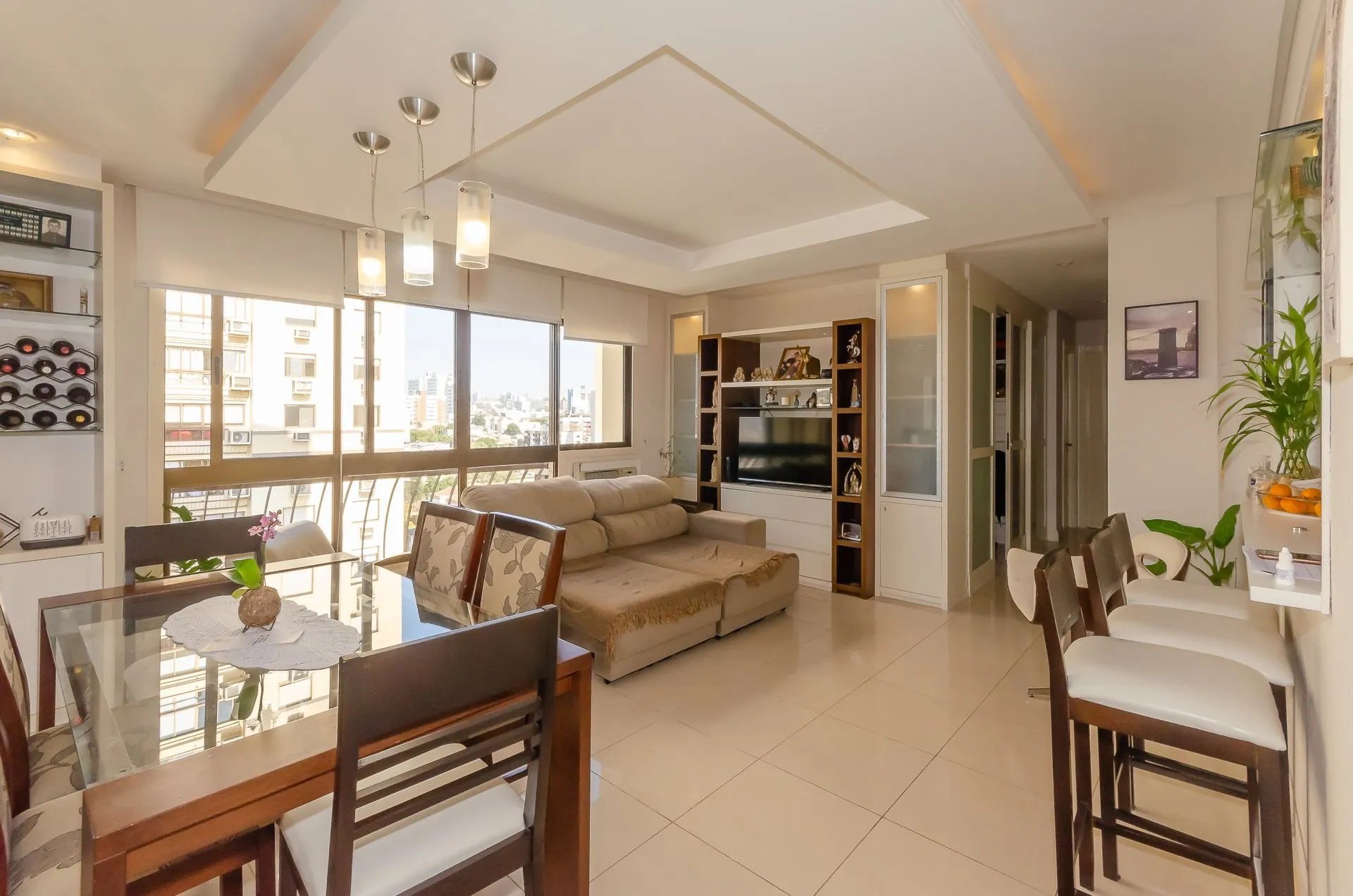 Imagem Santa Barbára Apartamento mobiliado de 3 dormitórios no bairro Passo da Areia