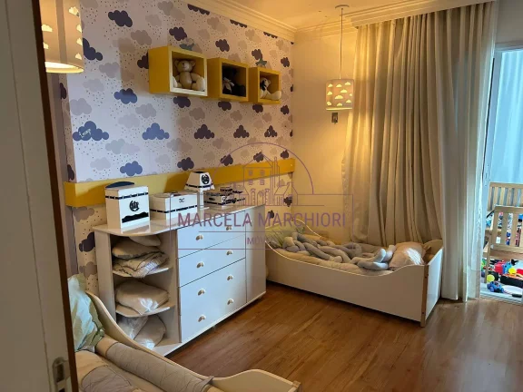 Imagem Apto 3 quartos, montado e decorado, fechamento, varanda gourmet, lazer comp