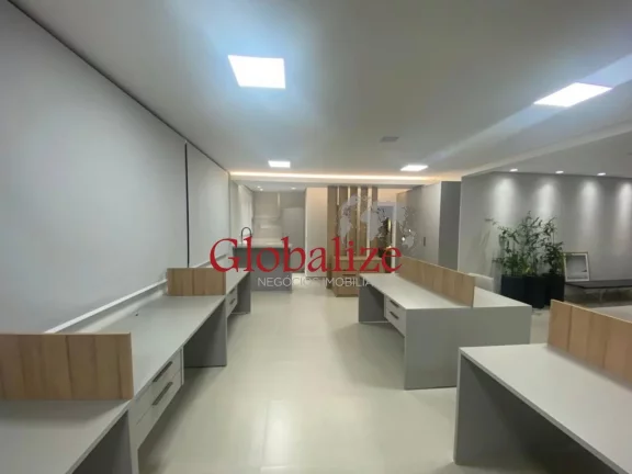 Foto do imóvel Sala comercial à venda com 100m², 1 vaga, recepção por R$480.000,00 na Vila Mathias em Santos
