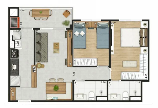 Imagem Edifício Residencial com 3 Quartos à Venda, 81 m² em Vila Isa - São Paulo