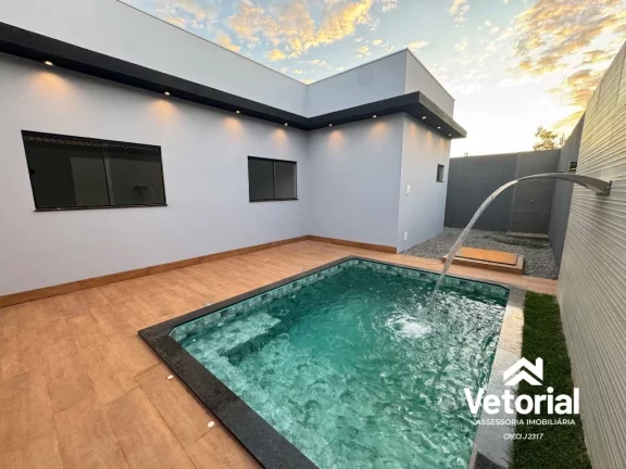 Imagem Casa de 3 quartos no Parque da Cidade Barreiras-BA: 145,52m², suíte, 2 salas, 2 banheiros, 2 vagas de garagem. Venha conferir!
