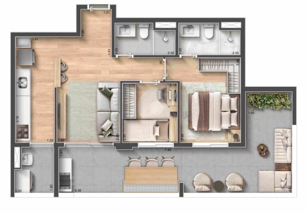 Imagem ARCH NAZARÉ - Studio de 24m² (NR), em excelente localização, a 400m da Estação Alto do Ipiranga!!