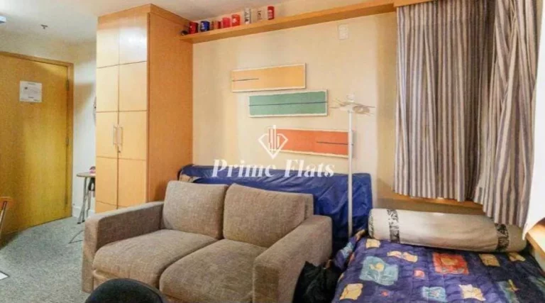Imagem Flat disponível para locação no Transamérica Executive Jardins, com 28m², 1 dormitório e 1 vaga