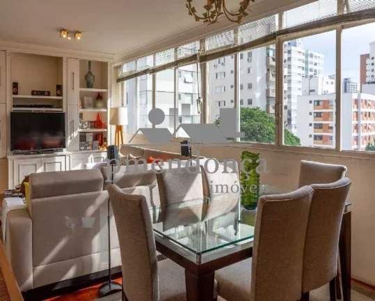 Apartamento em Higienópolis com 3 quartos e 1 vaga, 126m²