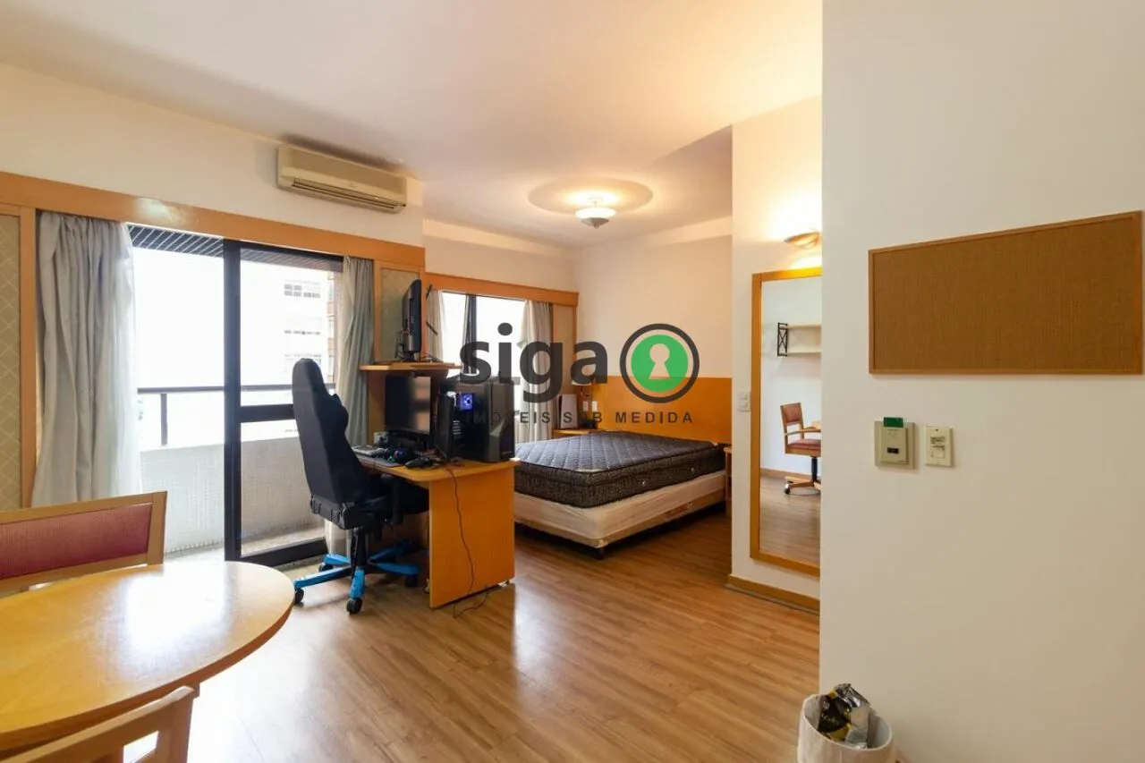 Foto do imóvel Apartamento mobiiliado de 30m² para locação na Alameda Lorena - Jd. Paulista - São Paulo/SP
