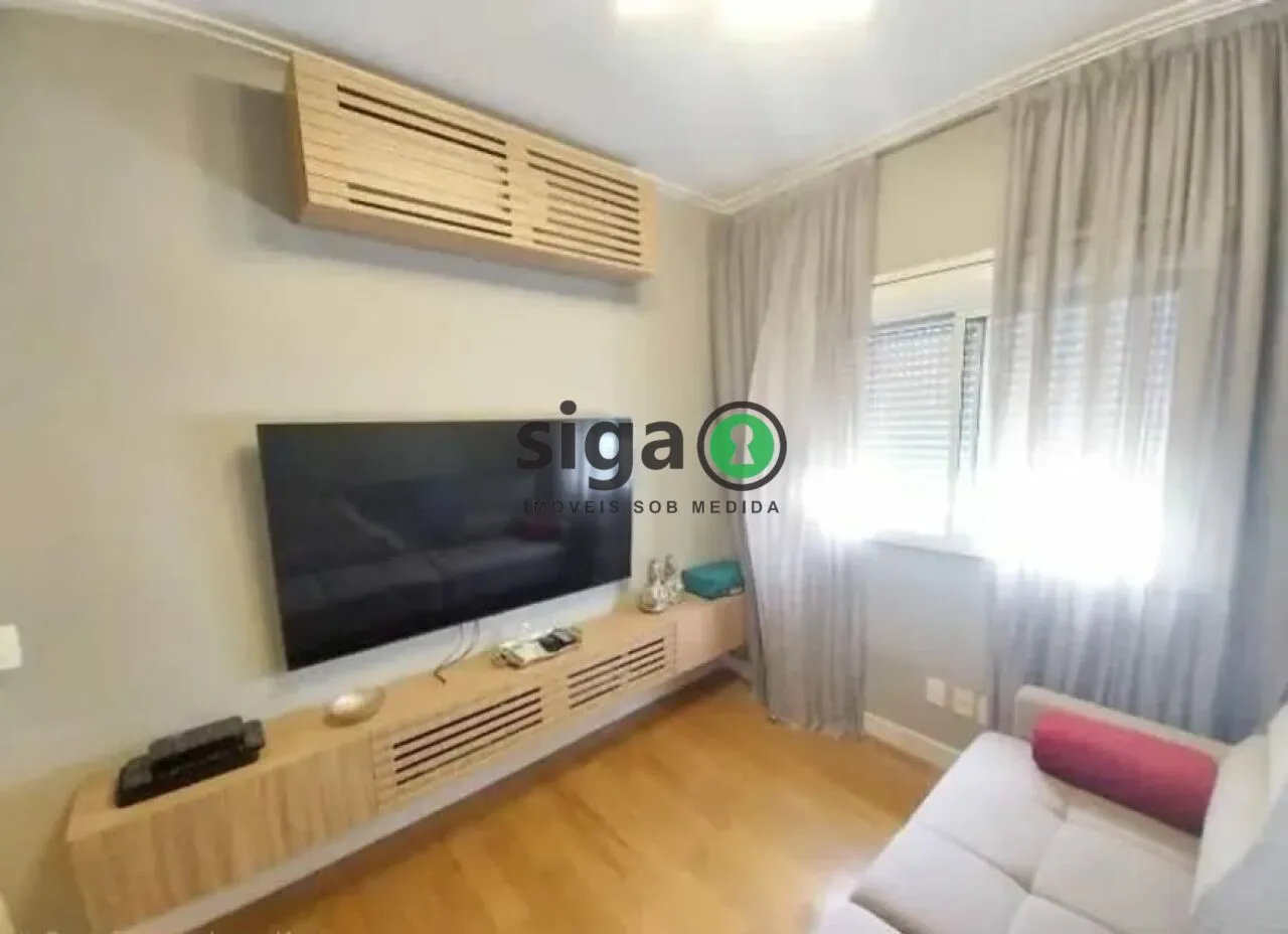 Imagem Apartamento à venda no Brooklin | 135m² | 3 suítes | Varanda gourmet envidraçada | Lazer completo |